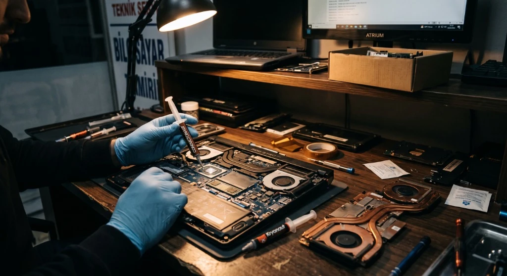 Laptop Termal Bakımında Sıvı Metal ve Kaliteli Termal Macun Uygulaması HOBBY Atölye