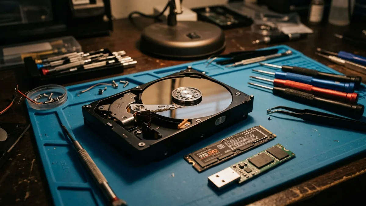 HDD, SSD ve USB Veri Kurtarma Donanımları HOBBY Bilgisayar Atölye